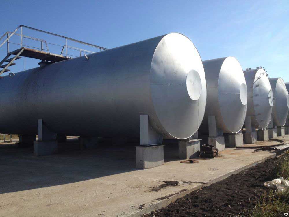 Горизонтальные стальные подземные резервуары РГСП